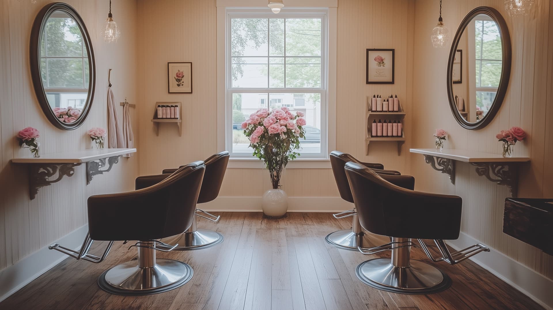 Inside Diamond Nails and Hair salon